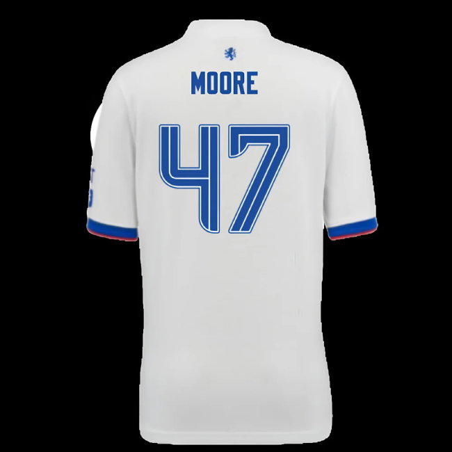 2025-2026 Rangers Away Shirt (Kids) (Moore 47)-SoccerKits Hub | Buy Soccer Jerseys Online